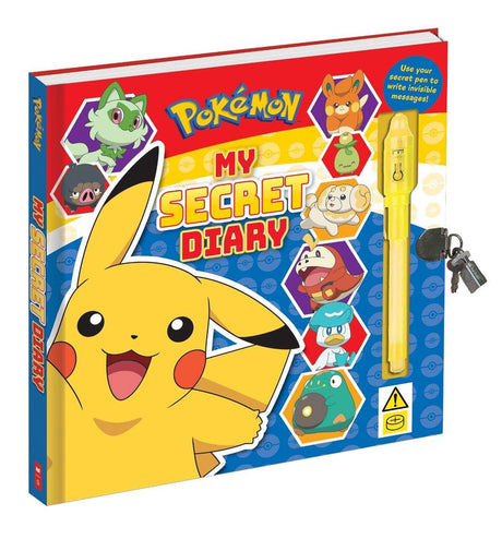Pokemon: My Secret Lockable Diary with Spy Pen