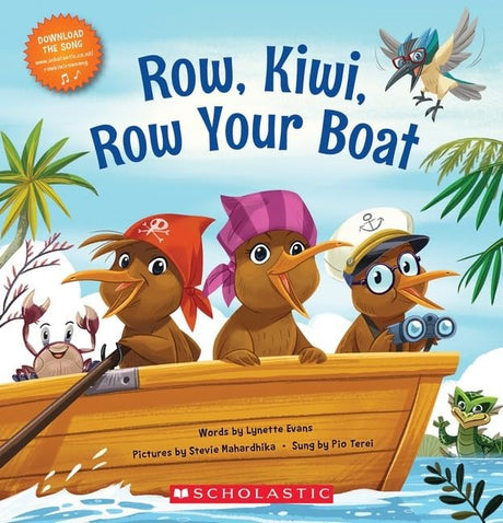Row Kiwi, Row Your Boat (Board Book Edition)