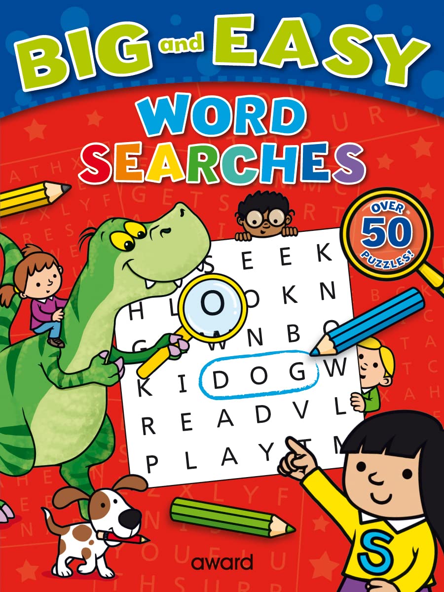 Big and Easy Word Searches: Dinosaur