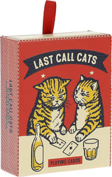 Last Call Cats Playing Cards