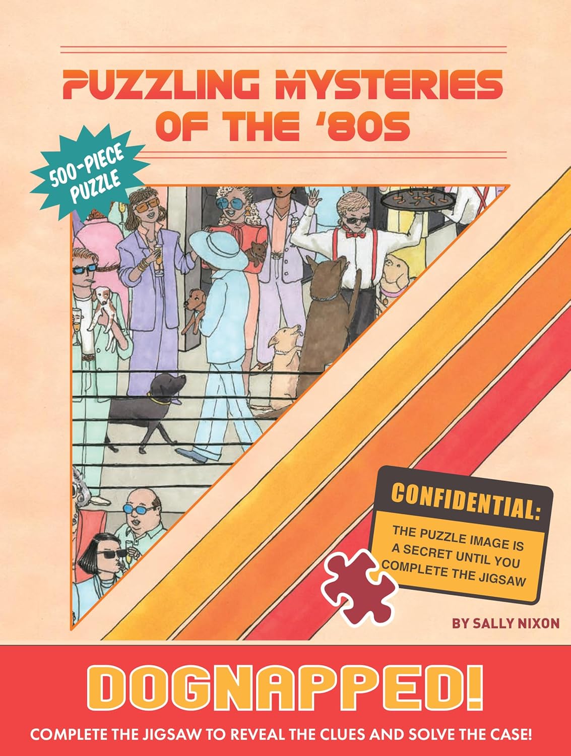 Puzzling Mysteries of the 80s: Dognapped! 500-Piece Jigsaw Puzzle