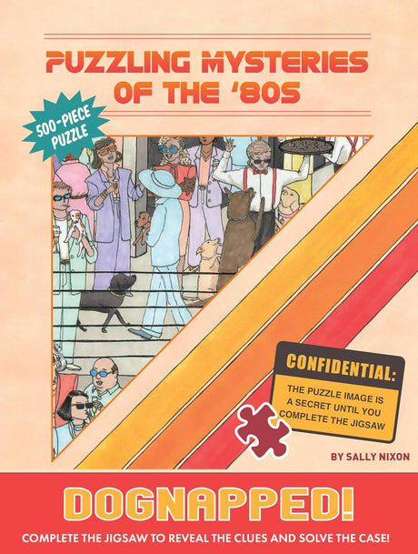 Puzzling Mysteries of the 80s: Dognapped! 500-Piece Jigsaw Puzzle