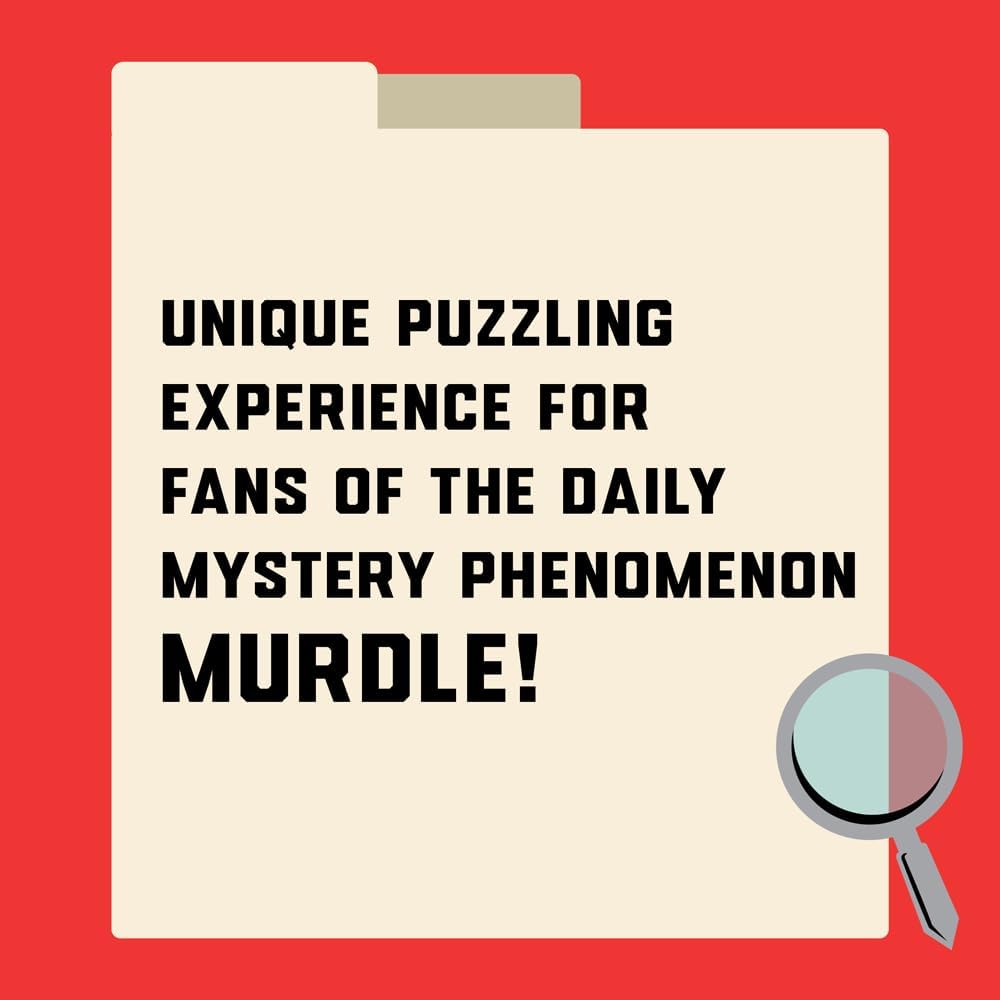 Murdle in the Mystery Mansion 500-Piece Jigsaw Puzzle