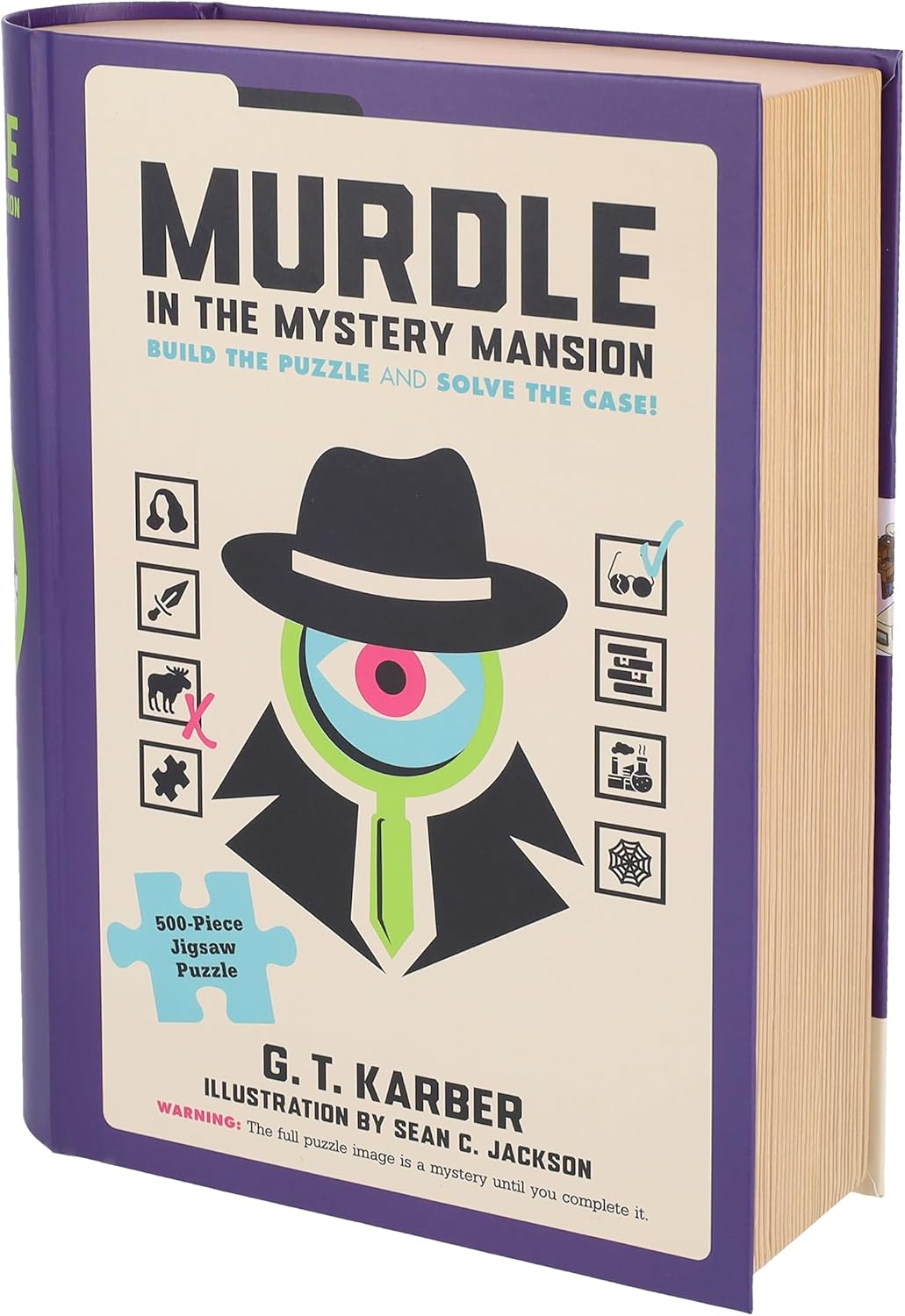 Murdle in the Mystery Mansion 500-Piece Jigsaw Puzzle