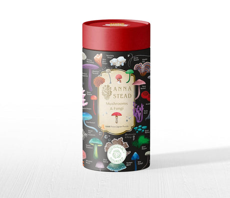 Adult Cylinder Jigsaw Puzzle Anna Stead: Mushrooms & Fungi