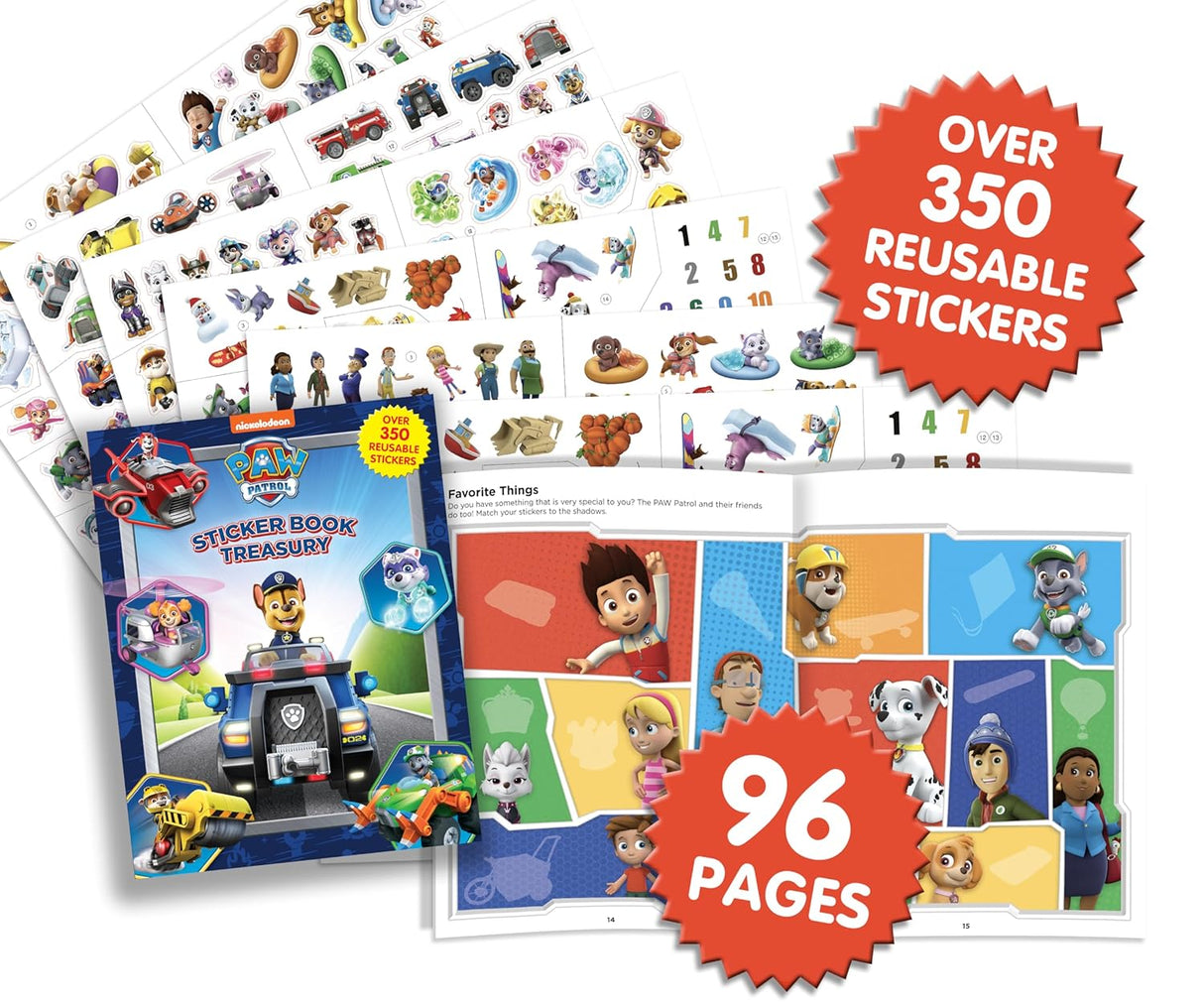 Sticker Book Treasury - Nick Paw Patrol