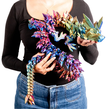 Turtle Creations: Jumbo Dragon - Jumbo Crystal Dragon (Paua Pearl)
