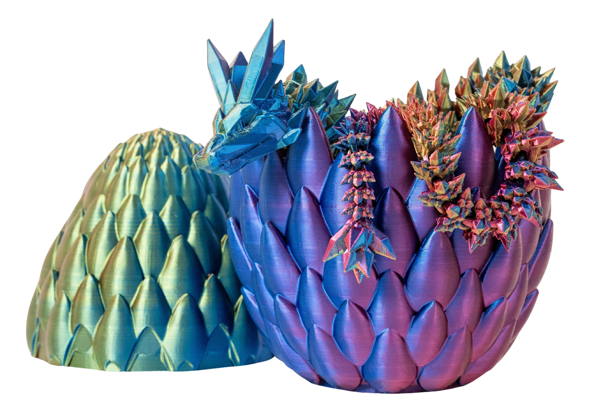 Turtle Creations: Crystal Dragon - Paua Pearl / Mini In A Regular Egg