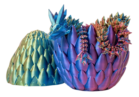 Turtle Creations: Crystal Dragon - Paua Pearl / Mini In A Regular Egg