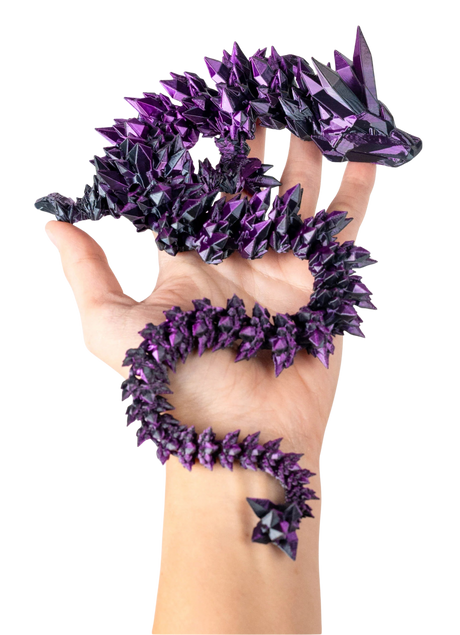 Turtle Creations: Crystal Dragon - Black & Purple / Regular