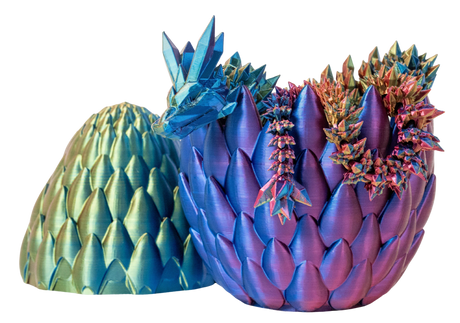 Turtle Creations: Crystal Dragon - Paua Pearl / Regular In A Large Egg