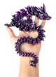 Turtle Creations: Crystal Dragon - Black & Purple / Small