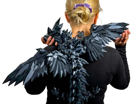 Turtle Creations: Jumbo Dragon - Jumbo Crystalwing Dragon (Obsidian)