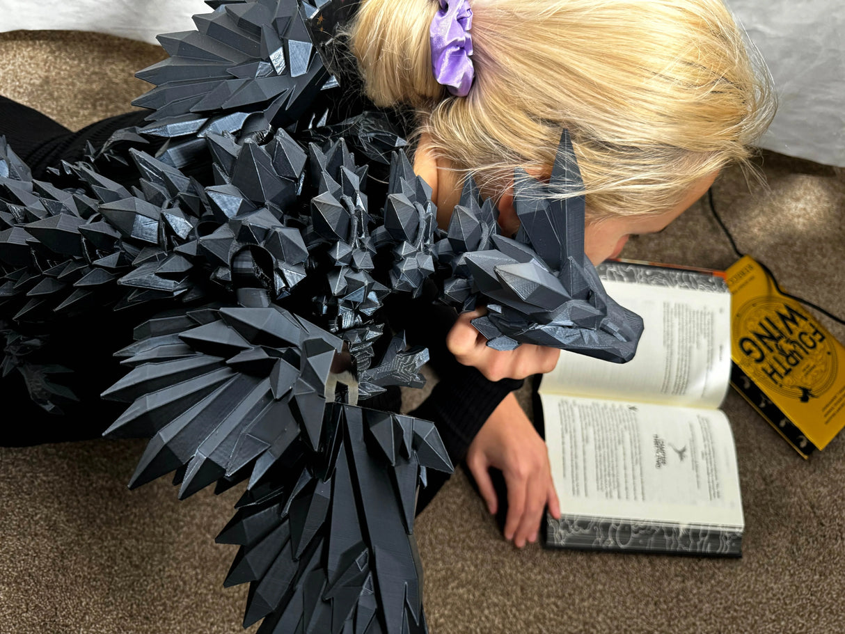 Turtle Creations: Jumbo Dragon - Jumbo Crystalwing Dragon (Obsidian)