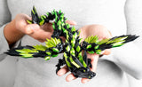 Turtle Creations: Crystalwing Dragon - Premium Emerald / Mini
