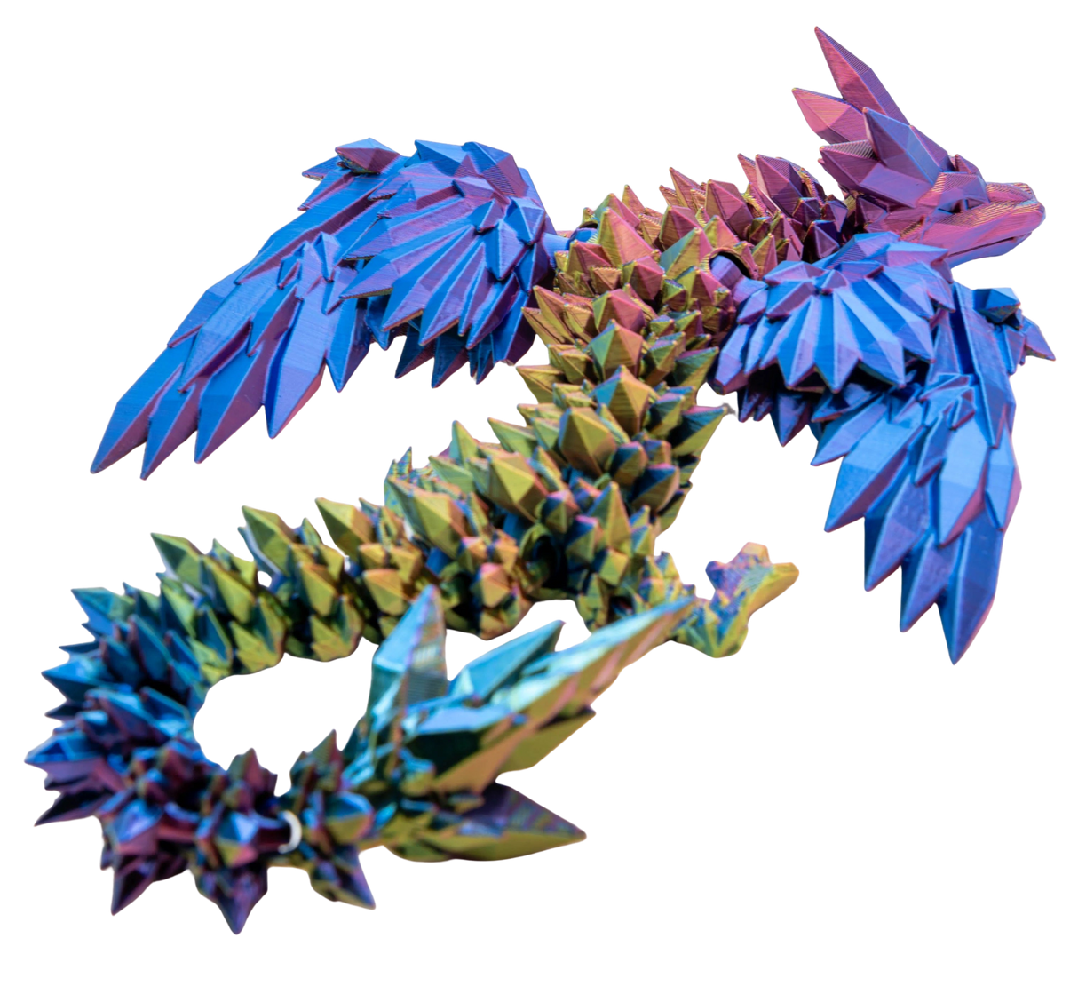 Turtle Creations: Crystalwing Dragon - Paua Pearl / Mini