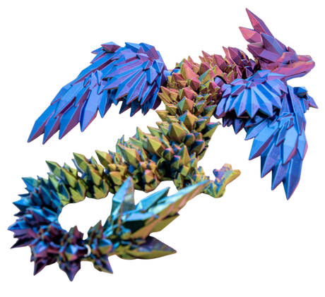 Turtle Creations: Crystalwing Dragon - Paua Pearl / Mini