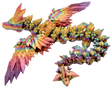 Turtle Creations: Crystalwing Dragon - Rainbow / Mini