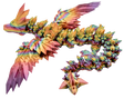 Turtle Creations: Crystalwing Dragon - Rainbow / Small