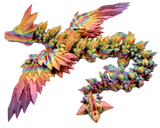 Turtle Creations: Crystalwing Dragon - Rainbow / Small