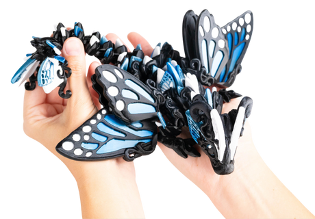 Turtle Creations: Baby Butterfly Dragon - Blue Monarch / Small Baby
