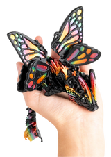 Turtle Creations: Baby Butterfly Dragon - Night Rainbow / Small Baby