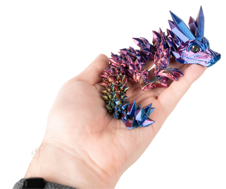 Turtle Creations: Baby Crystal Dragon - Paua Pearl / Small Baby