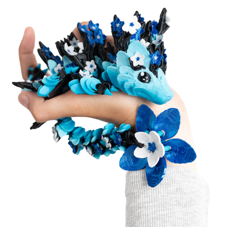 Turtle Creations: Baby Cherry Blossom Dragon - Blueberry / Regular Baby