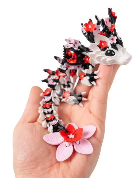 Turtle Creations: Baby Cherry Blossom Dragon - Cherry / Small Baby