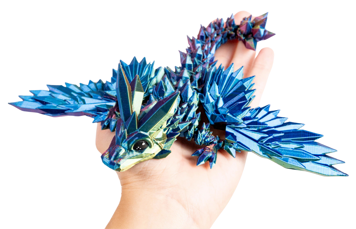 Turtle Creations: Baby Crystalwing Dragon - Paua Pearl / Regular Baby