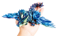 Turtle Creations: Baby Crystalwing Dragon - Paua Pearl / Small Baby