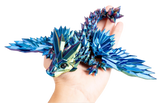 Turtle Creations: Baby Crystalwing Dragon - Paua Pearl / Small Baby