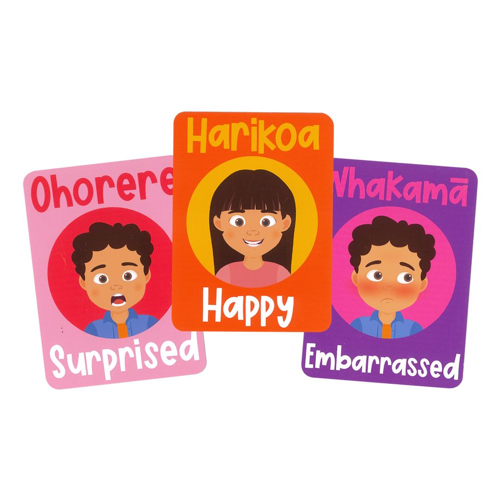 Te Reo Playing Cards - Feelings Go Fish