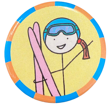 The Seriously Epic Holiday of Lottie Brook Pin Badge