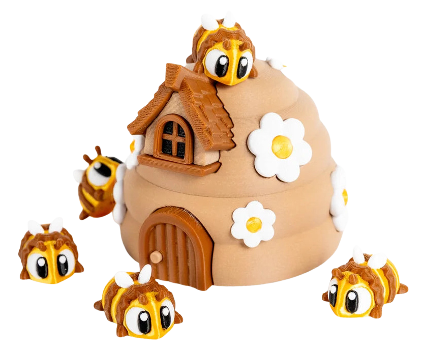 Turtle Creations: Beehive & Bees