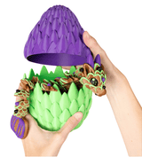 Turtle Creations: Halloween Pumpkin Cookie Dragon - Witch Pumpkin / Large in a Dragon Egg