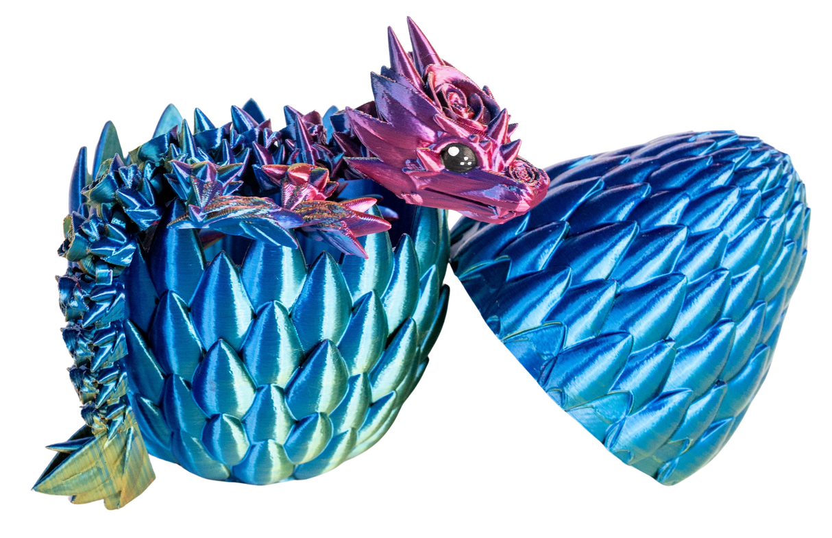 Turtle Creations: Baby Rose Dragon - Paua Pearl / Regular Baby In A Regular Egg