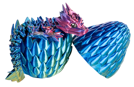 Turtle Creations: Baby Rose Dragon - Paua Pearl / Regular Baby In A Regular Egg