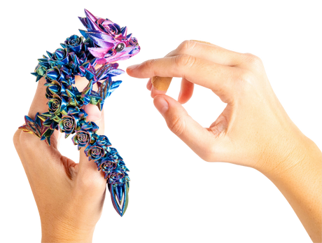 Turtle Creations: Baby Rose Dragon - Paua Pearl / Small Baby