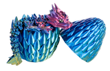 Turtle Creations: Baby Rose Dragon - Paua Pearl / Small Baby In A Small Egg
