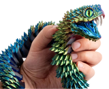 Turtle Creations: Bush Viper Snake - Paua Pearl