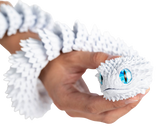 Turtle Creations: Bush Viper Snake - Pure White