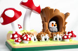 Turtle Creations: Owl & Hedgehog Mushroom Forest - Mushroom Forest