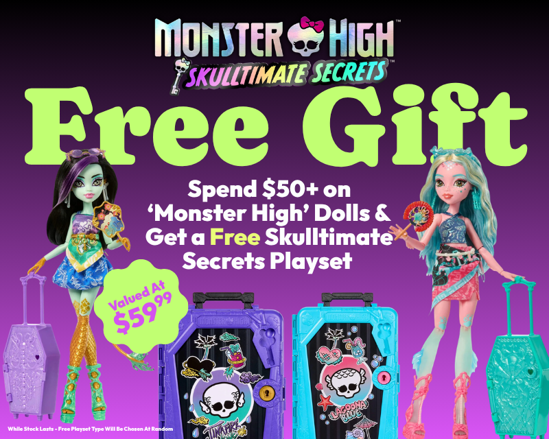 Free Gift with Monster High Dolls!