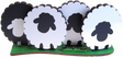 Ian Blackwell: Coloured Coasters - Sheep