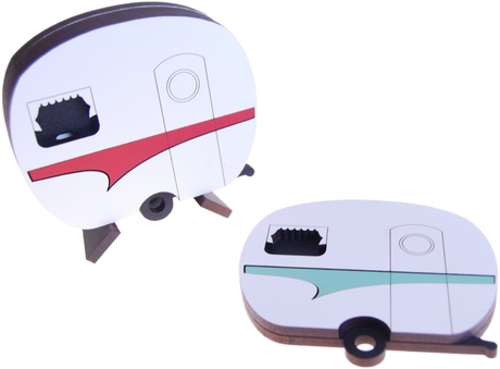 Ian Blackwell: Coloured Coasters - Caravan