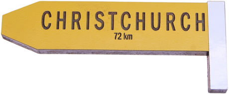 Ian Blackwell: Give Me A Sign Magnet - Christchurch
