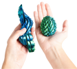 Turtle Creations: Twisty Dragon Egg Fidget Toy - Paua Pearl