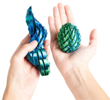 Turtle Creations: Twisty Dragon Egg Fidget Toy - Paua Pearl