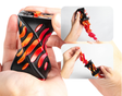 Turtle Creations: Twisty Hourglass Fidget Toy - Flaming Lava